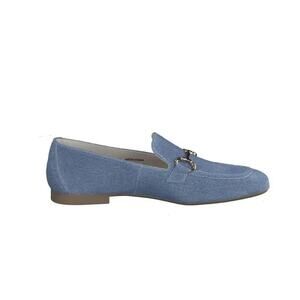 Paul Green Daphne Apron Toe Denim Loafers blue – Size 8
